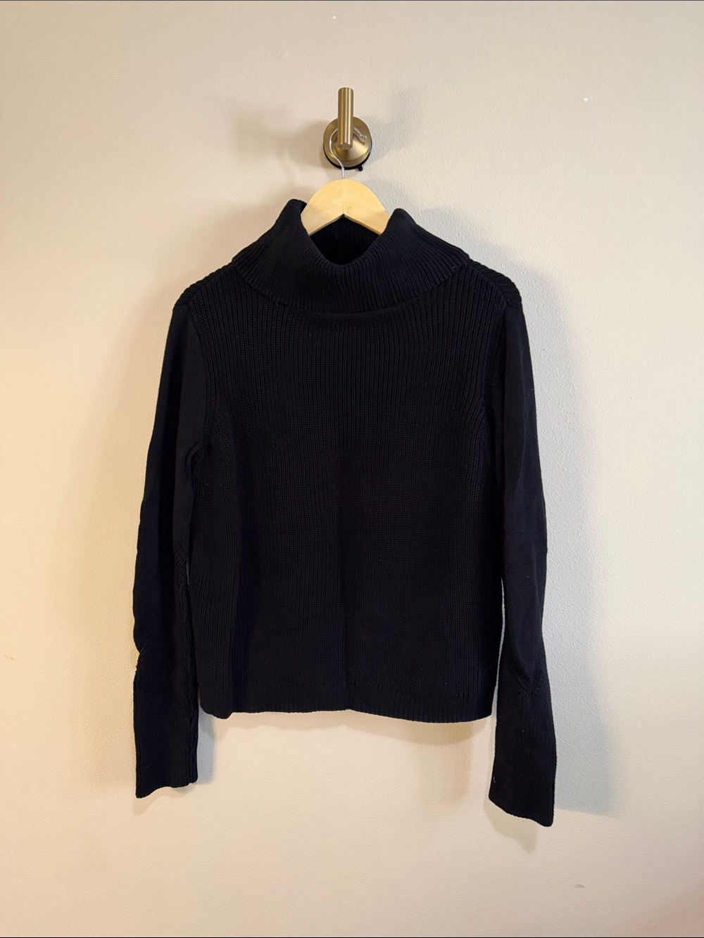 White House Black Market Black Turtleneck Sweater